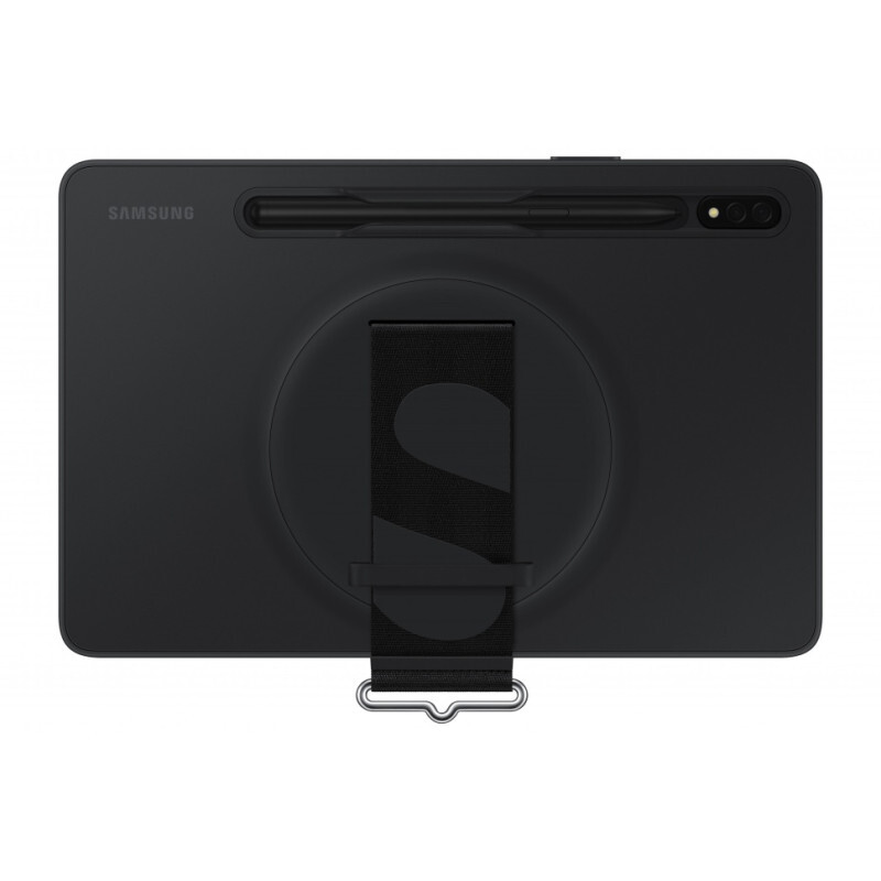 Cover con cinturino originale per Samsung Galaxy Tab S8/S7 - EF-GX700CBE nera