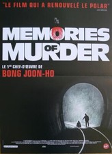 MEMORIES OF MURDER - SALINUI CHUEOK - JOON-HO BONG - REISSUE FRENCH MOVIE POSTER