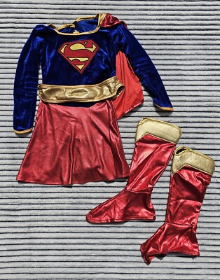 Superhero Boots Supergirl Boot Covers Supergirl Costume Small 3-4