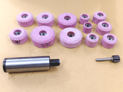 Sioux Valve Seat Grinding Wheels 12 Pcs Set Stone + Holder Star Drive 11/16''