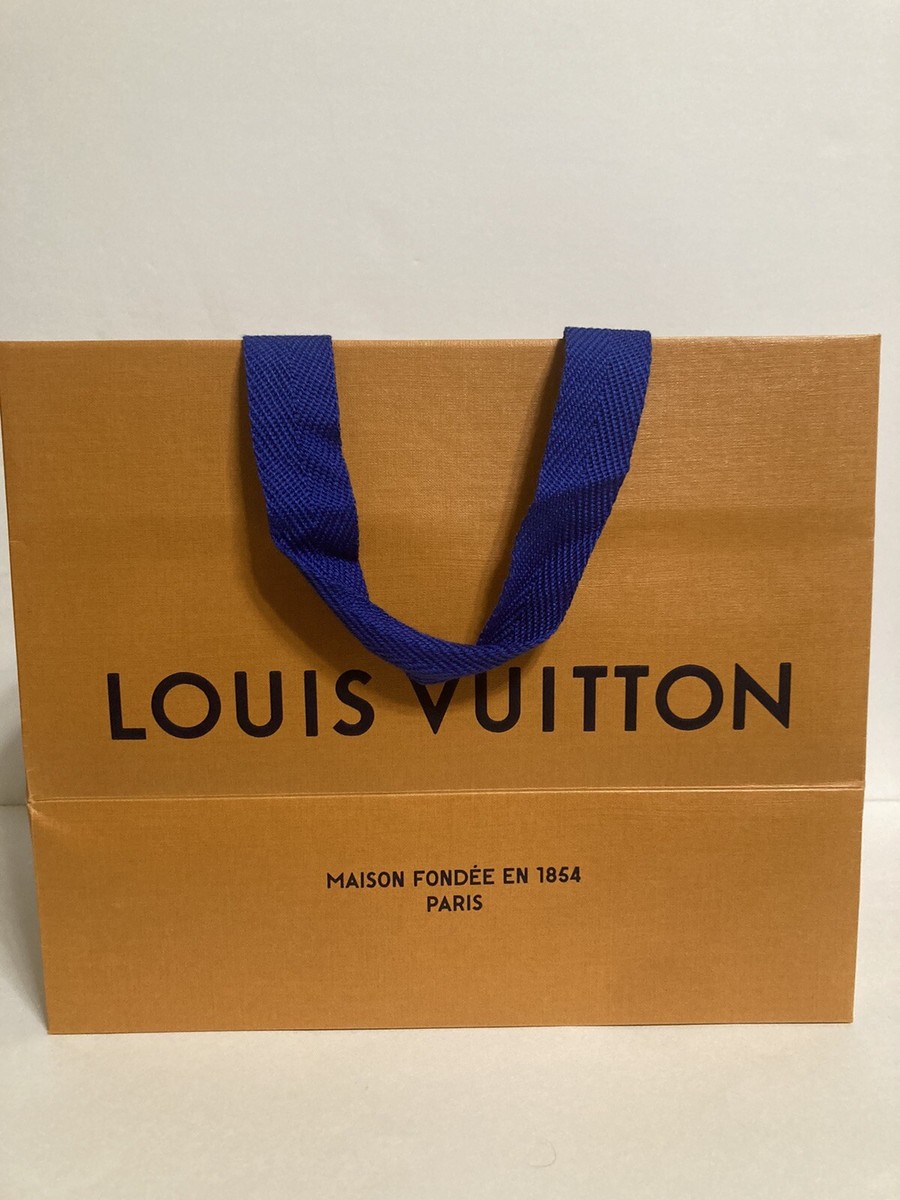 AUTHENTIC LOUIS VUITTON LV ORANGE PAPER BAG 25 CM 21 CM 15 CM TOTE