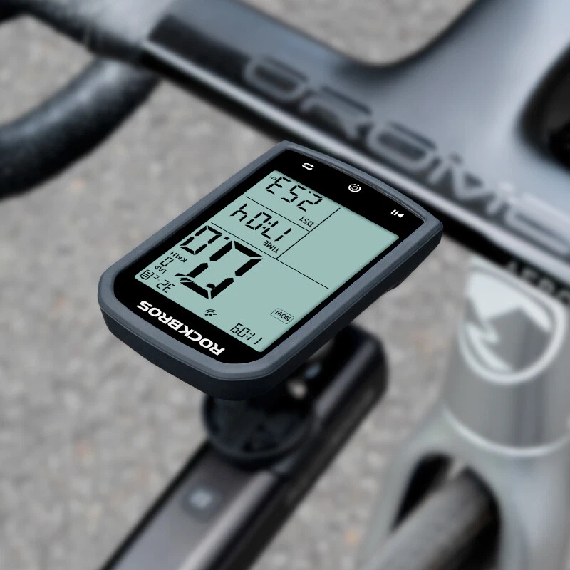 ROCKBROS Cycling Computer Speedometer With Bracket GPS ANT+ IPX6 1200mAH 36hours - Image 2 of 4