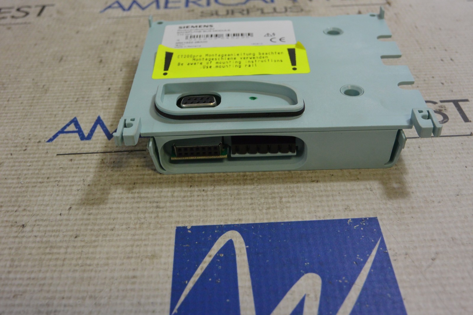 SIEMENS 3RK1922-2BA00 BACKPLANE BUS MODULE | eBay