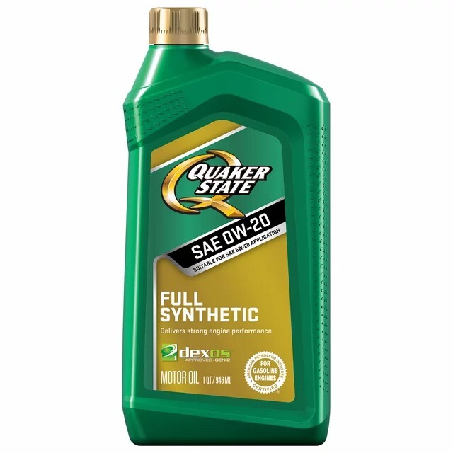 Quaker State Gen 3 Full Synthetic Dexos 0W-20 Motor Oil (1-Quart