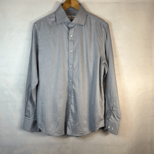 Robert Graham Mens Long Sleeve Button Down Shirt size 39 15.5 100 cotton