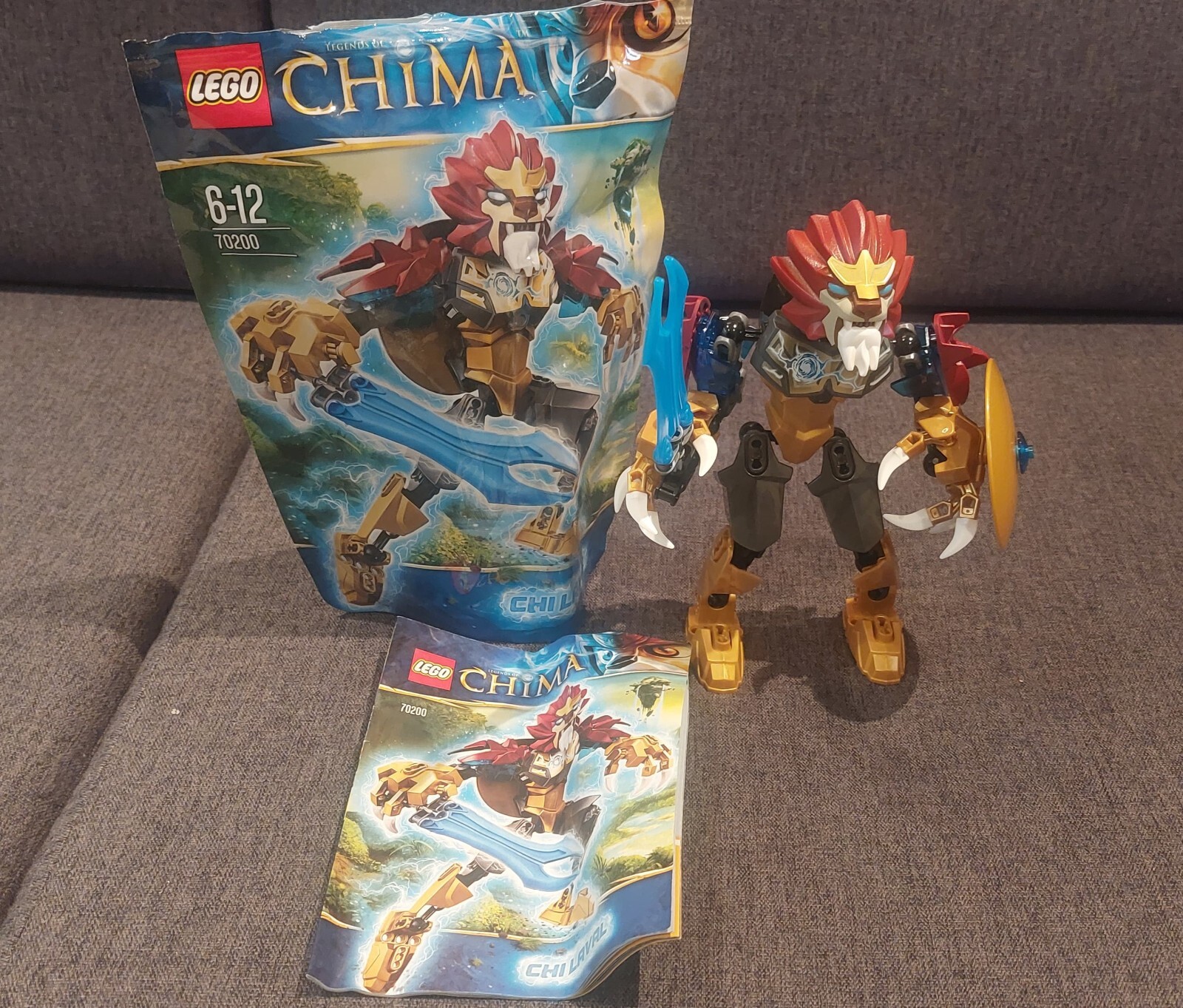 Lego Chi Laval Set 70200 Complete Figure with instructions/Bag Legends of Chima