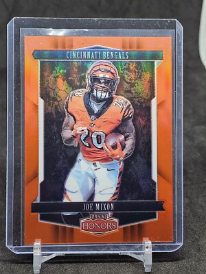 Joe Mixon 2018 Panini Honors Orange Parallel #/10 Cincinnati Bengals