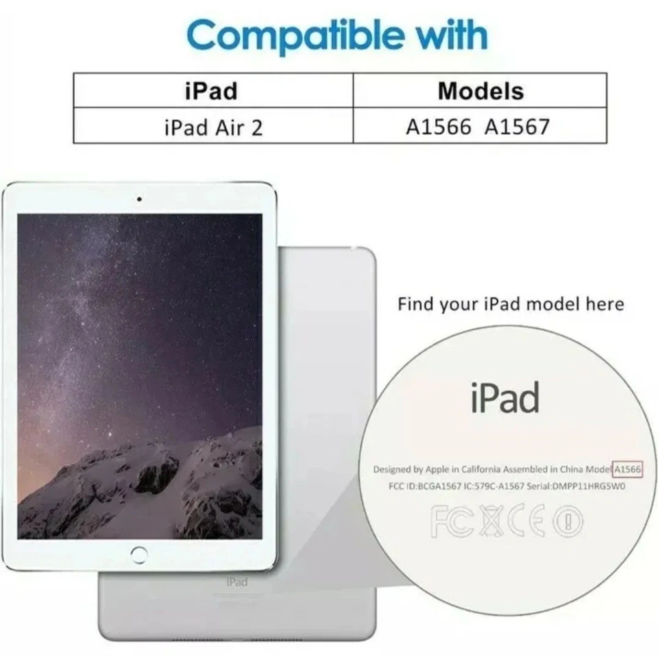 JETech iPad Air 2 Case Black - Image 2 of 4