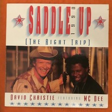 David Christie- Saddle Up (2 versions)- Big Wave Records 7? 1990