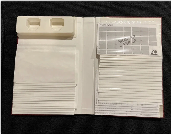 照片胶片存储相册环粘合剂排序适用于打印文件存档页面幻灯片 — 第 2/4 张图片