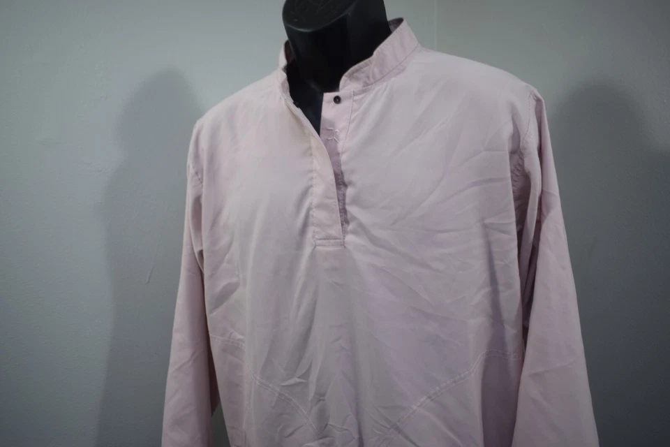 Chaqueta de golf de microfibra Zero Restriction cuello a presión pulóver rosa para mujer mediana Foto 4 de 4