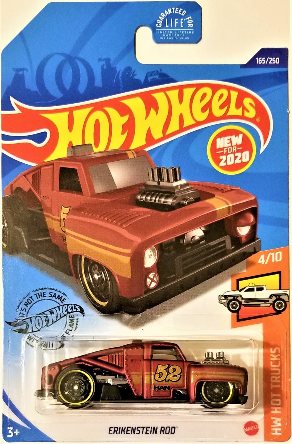 Hot Wheels - 2020 HW Hot Trucks 4/10 Erikenstein Rod 165/250 (BBGHF14)