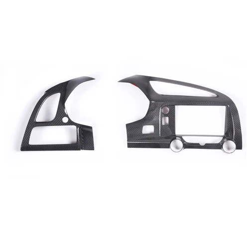 Real Dry Carbon Fiber Full Interior Trim Cover Set Fit For Corvette C7 2014-2019 - Foto 44 di 53