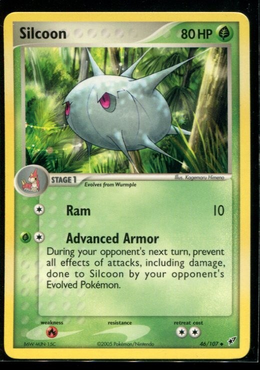 Silcoon - ex Deoxys 46/107 2005 NM Pokemon