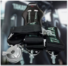 Takata 4 Point Snap-on 3 With Camlock Racing Seat Belt Harness Black Free Ship