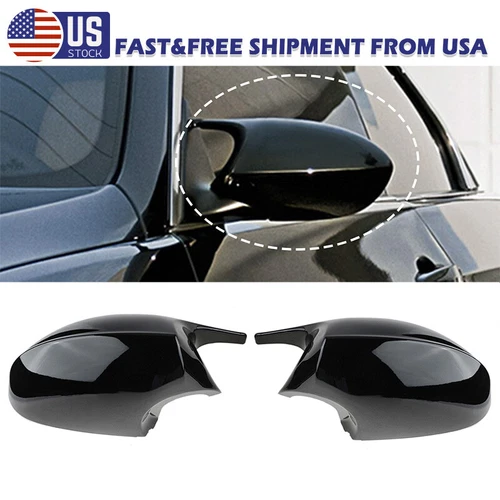 For BMW E81 E82 E88 E87 PRE-LCI Gloss Black M3 Style Side Wing Mirror Cover Cap