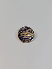 Bell Gardens Travel Souvenir Lapel Pin California City Seal