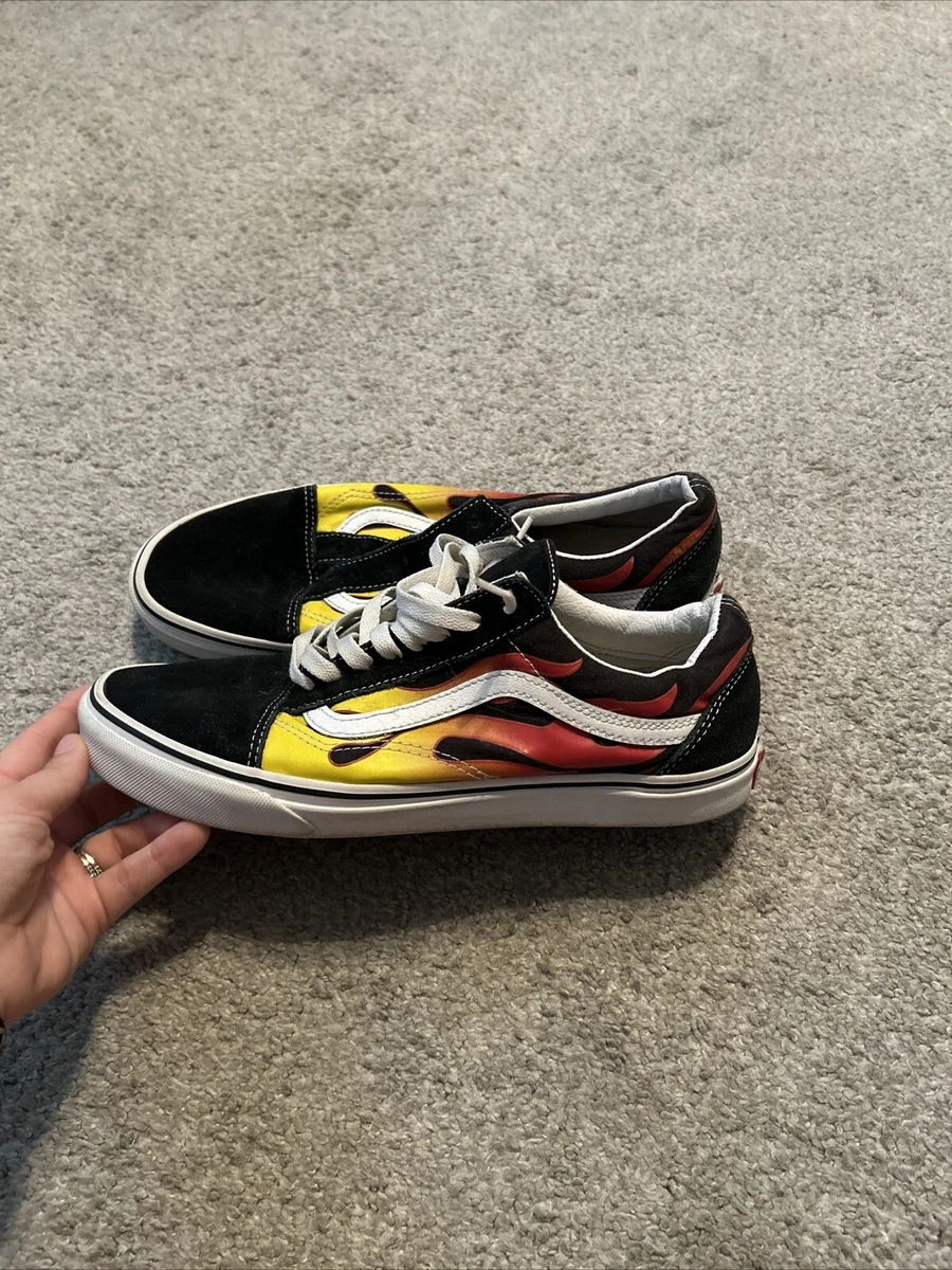Vans Old Skool Flame Black White for sale | eBay display picture 3