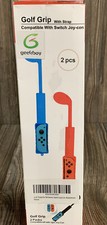 Golf Grip With Strap Compatible With Switch Joy-con 2 PCs Red And Blue