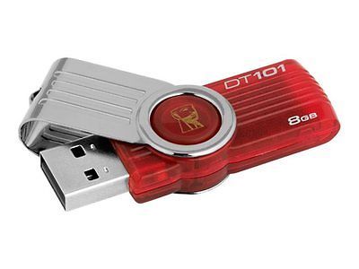 Kingston 8gb USB2.0 накопитель dt101 generation2 красный dt 101g 2/8gb (740617169836)