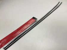 Cowles T4005 3/8" Wide Chrome Door Edge Moulding Trim Strips - 27" Long