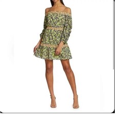 Alice + Olivia Dorothy Floral Mini Dress