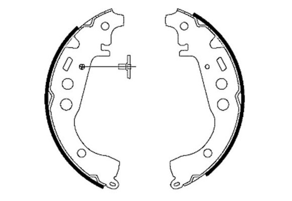 Pagid Bremsbackensatz H9035N FüR Toyota Yaris Verso VAN IQ Vios Celica Allion 1-image
