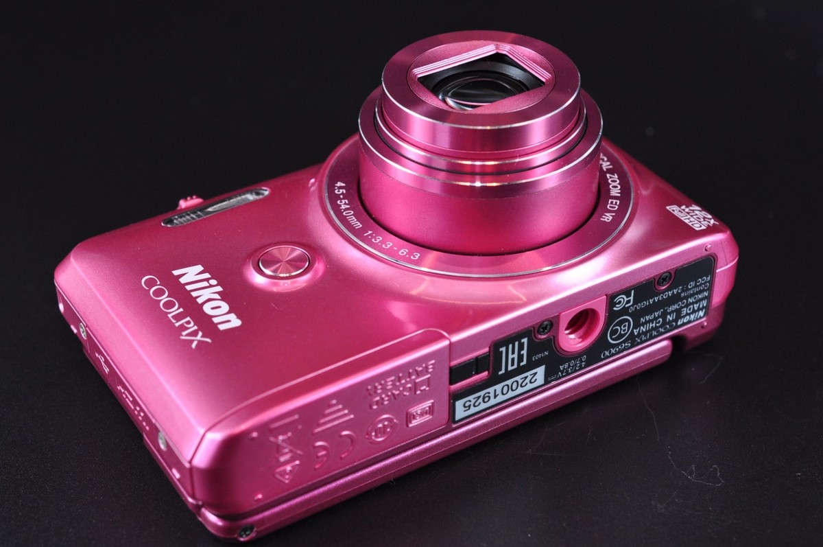 1-Yr Warranty] Nikon COOLPIX S6900 pink 16.0MP 12x Zoom Digital