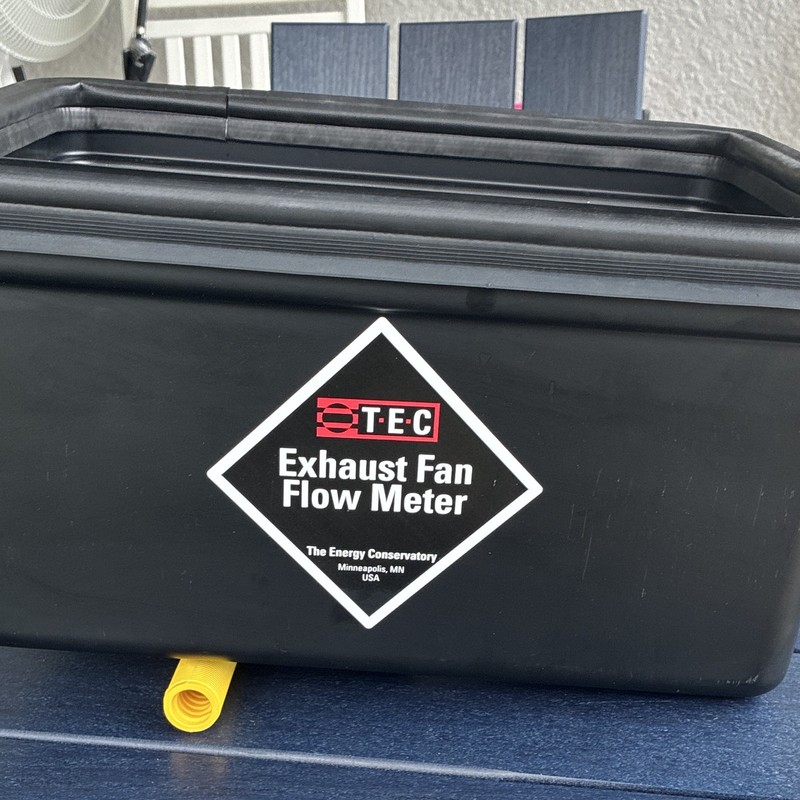 The Energy Conservatory Exhaust Fan Flow Meter. Excellent condition