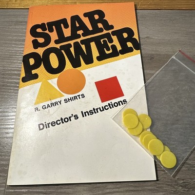 Star Power Wealth & Power Simulation Game - Instructions And Posters Plus Chips
