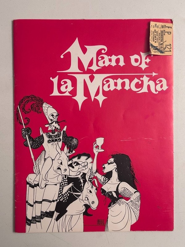 Man of La Mancha 1977 Souvenir Program