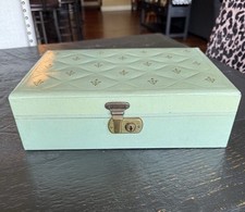 Vintage Bond St. Jewel Case Corp. Jewelry Box with Satin Lining