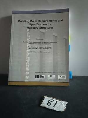 Building Code Requirements Masonry Structures 2011 TMS 402-11 ACI 530-11 ASCE