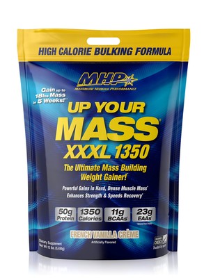 Maximum Human Performance MHP Weight Gainer 50g Protein 16 Servings