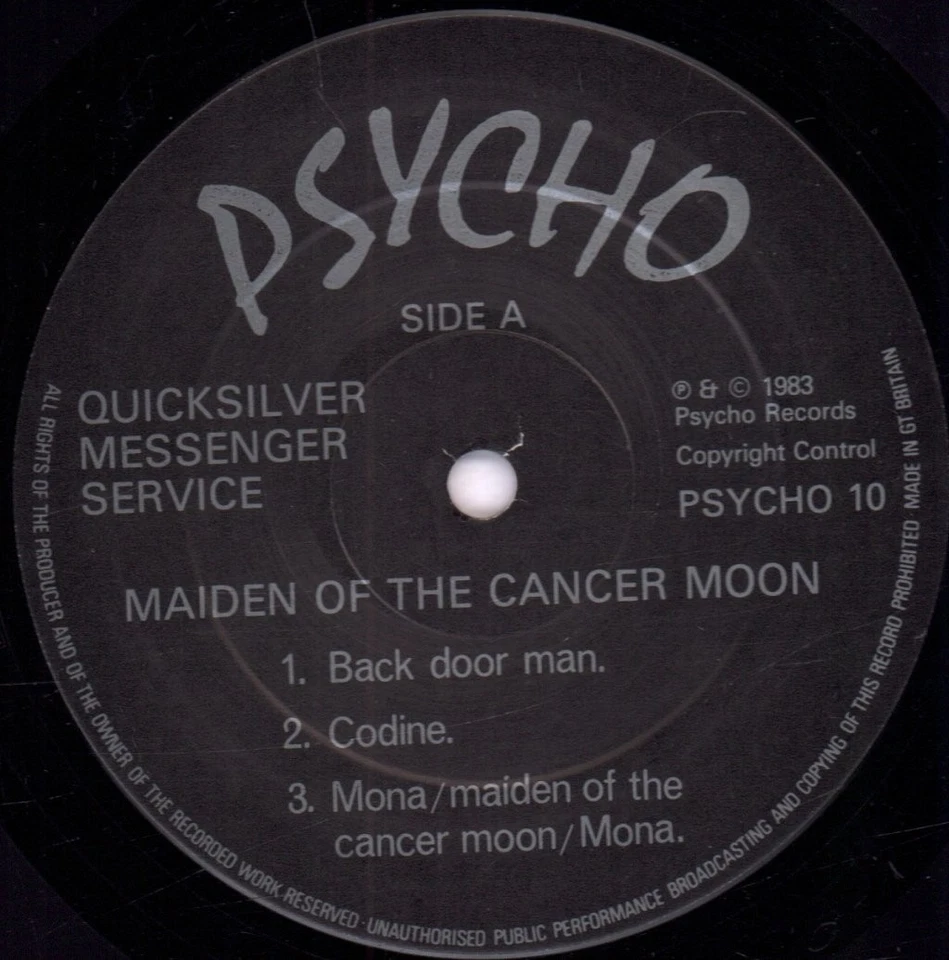 Quicksilver Messenger Service Maiden of the Cancer Moon double LP vinyl UK - Image 3 of 3