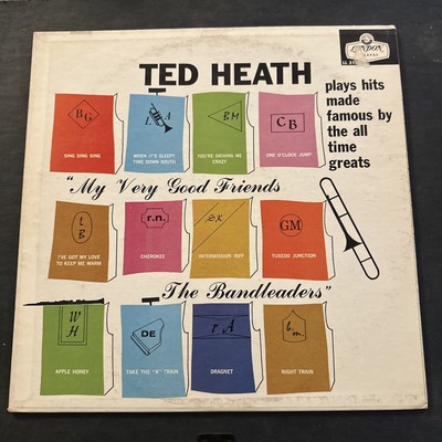 Ted Heath Plays Hits Made Famous By The All Time Greats LP Vinyl Record Album