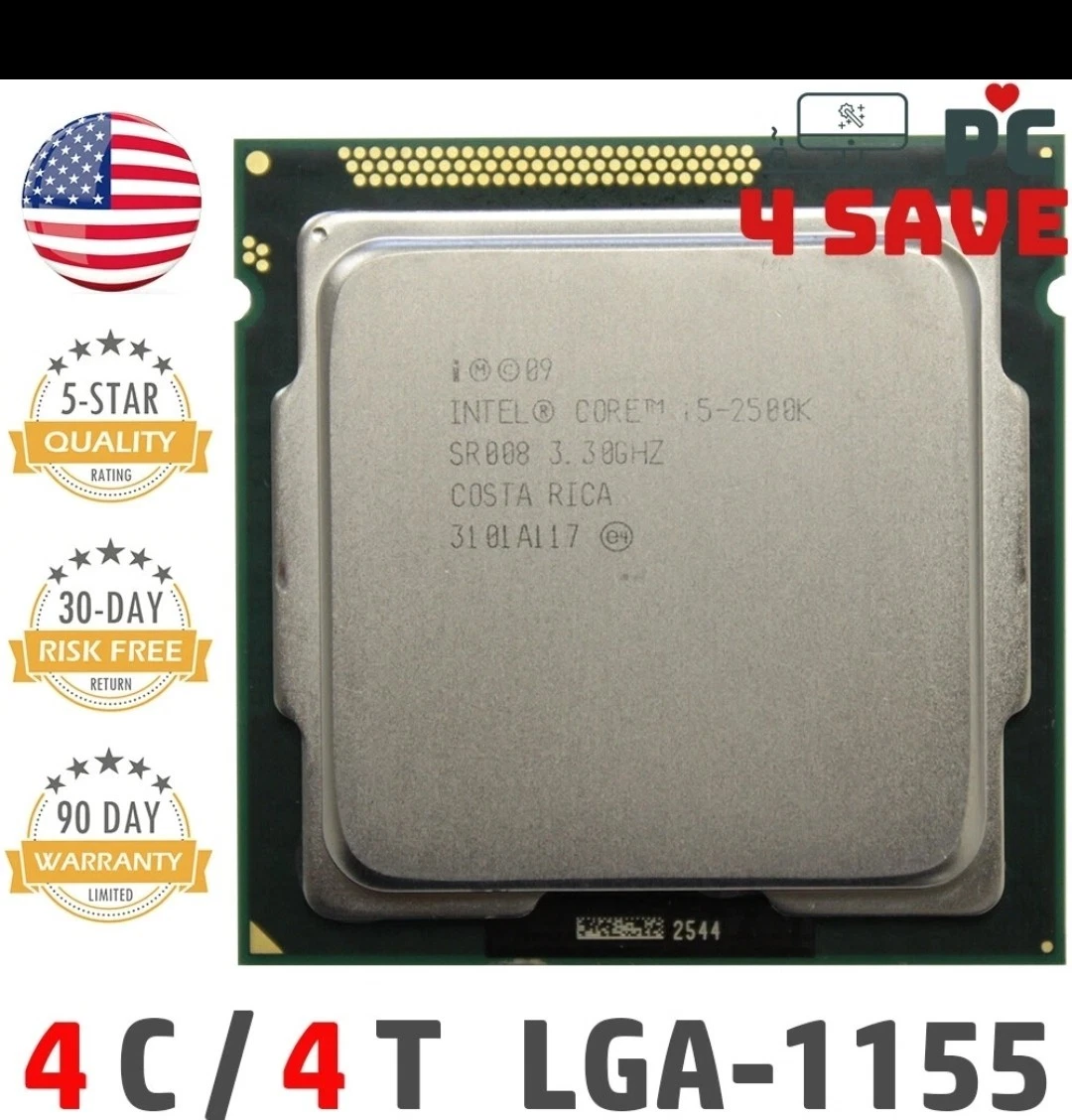 Intel Core i5-2500K Processor Model Computer Processors (CPUs) for