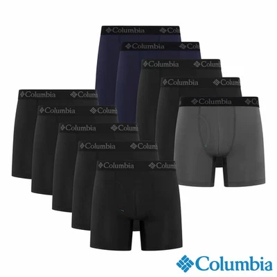 Columbia Men's Performance Stretch Boxer Briefs 5 Pack in 2 Colours and 4 Sizes