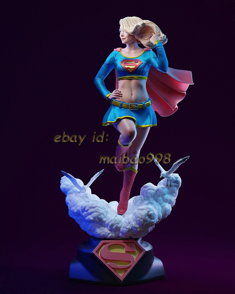 1/8 1/6 Super Girl 3D Print Garage Kit Figure Model Kit Unpainted Unassembled GK