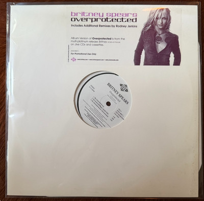 Britney Spears - Over Protected 12'' Vinyl Promo VG+
