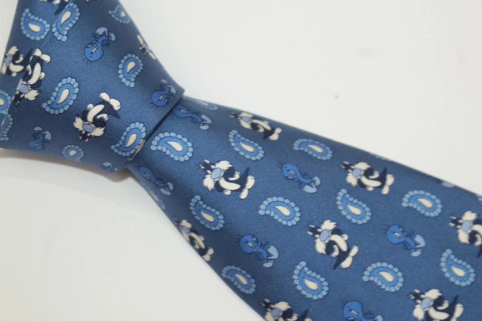 WARNER BROS.SYLVESTER THE CAT PIOLÍN Corbata de seda Hecha en Italia F82650 Foto 3 de 4