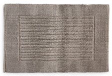 Hotel Collection FlatWeave Rib Bath Rug 30  x72 In Pearl gray