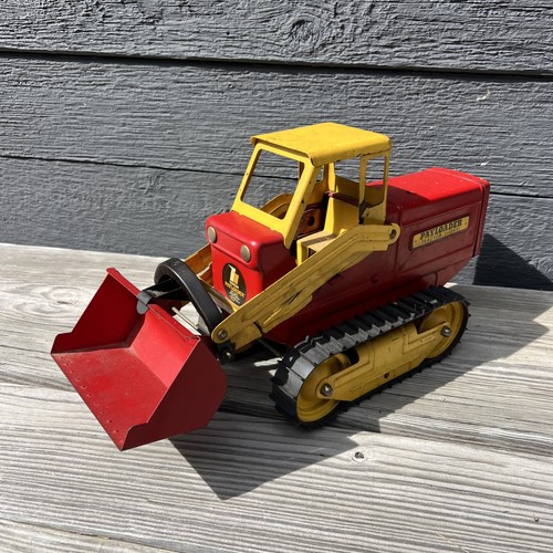 50er Jahre? Nylint Nutzlader Traktor Schaufel Nr. 3100, Originallack - funktioniert - Bild 4 von 18