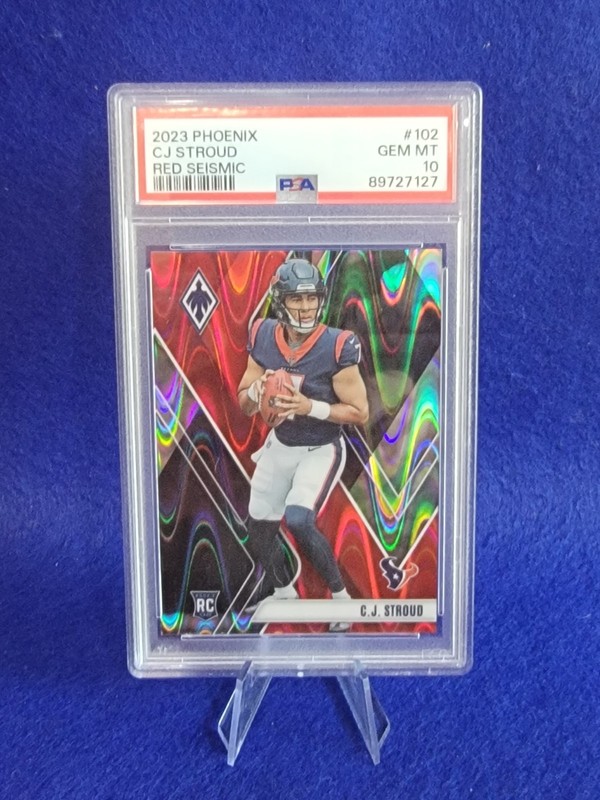2023 Phoenix CJ Stroud Red Seismic #102 078/199 PSA 10 (RC)