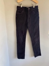 NWT Class/Club Corduroy Pants Boys Size 16 Black Pockets Adjustable Waist
