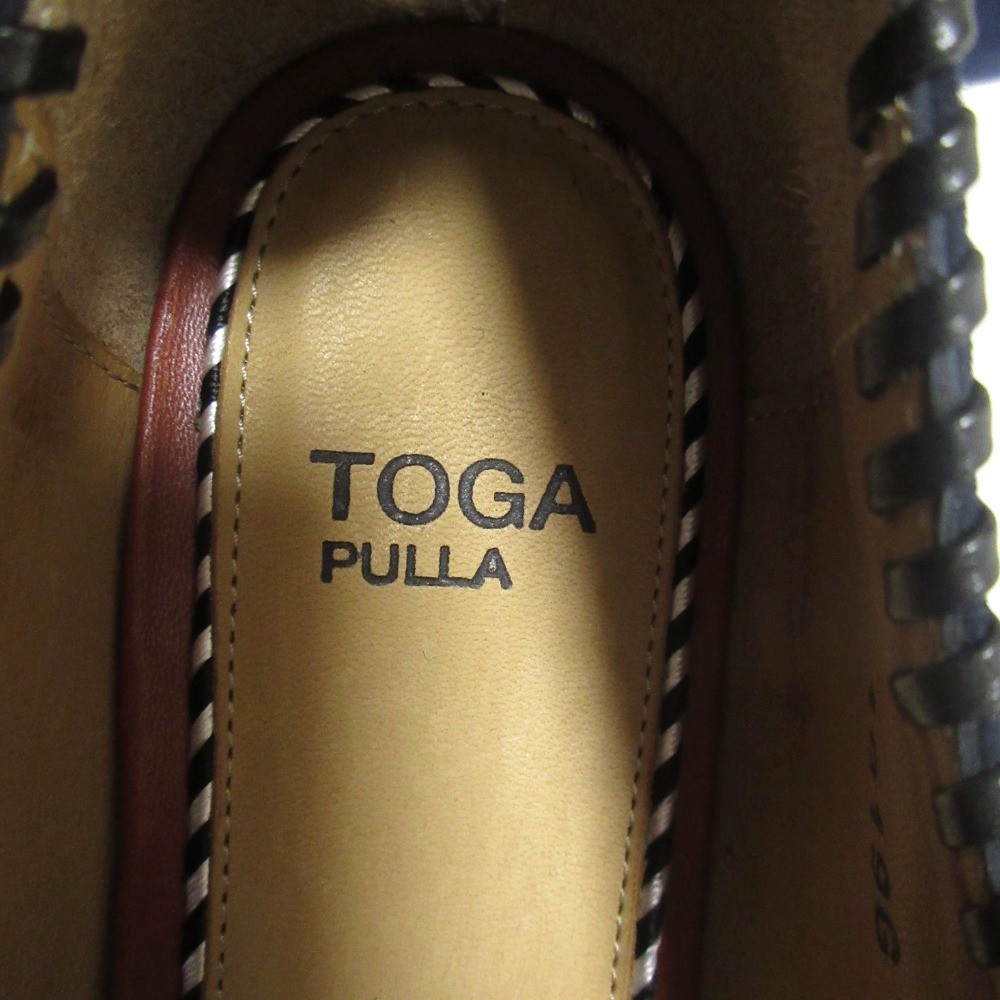 TOGA PULLA material combination flat pumps 37 App… - image 13