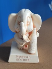 Sillisculpt Figurine Russ Berrie And Co. 1965 Vintage Elephant 3247Tote21