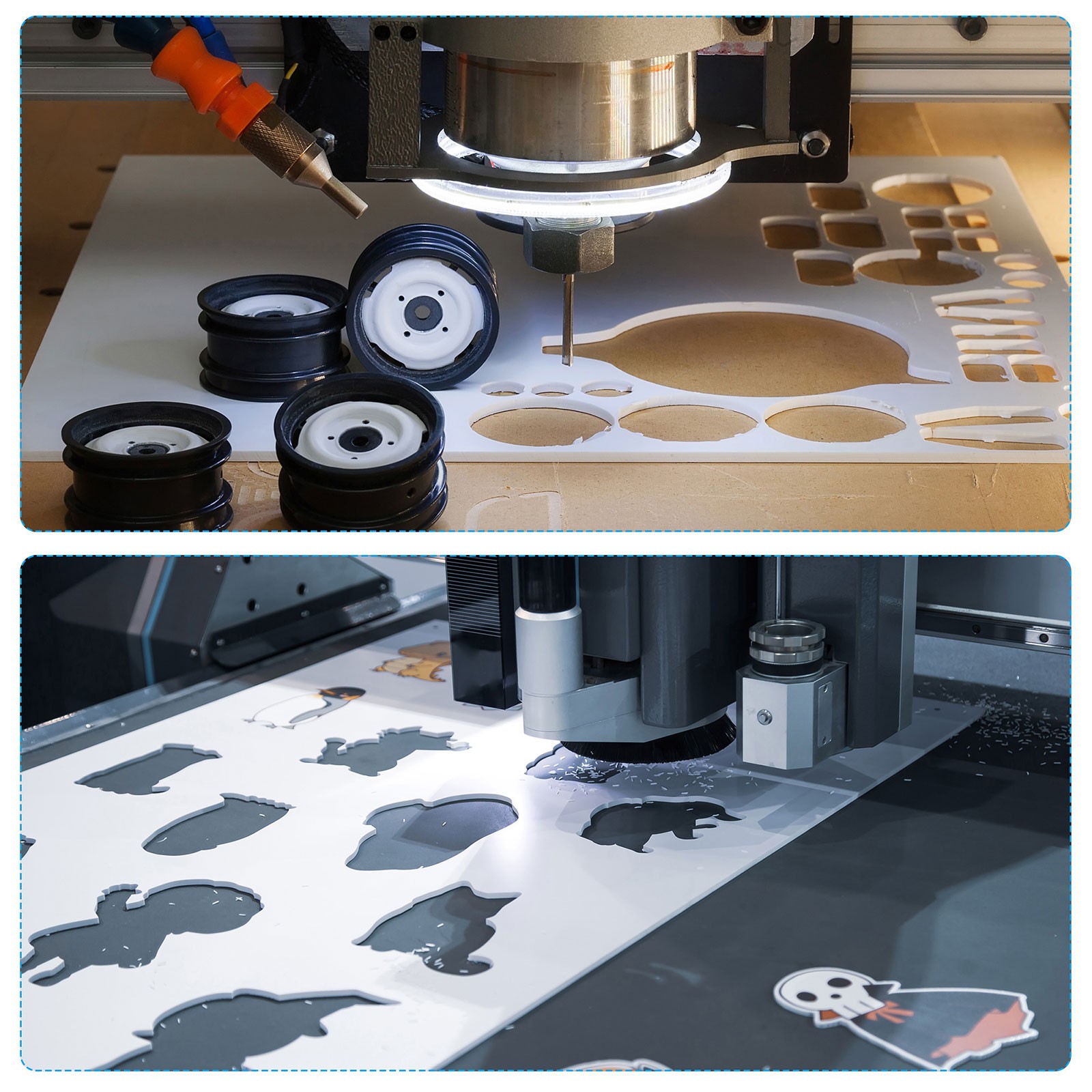 ABS Plastic Sheet 10 " x 10 " x 0.16 " ABS Styrene Sheets White 2 Pcs