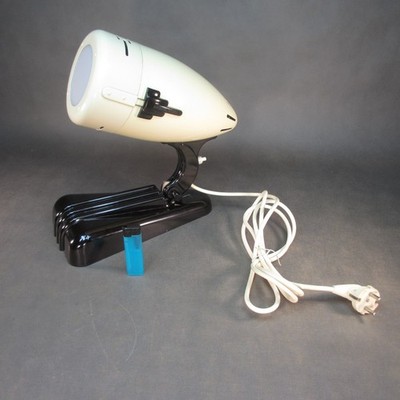 Art Deco Streamline Tischlampe Orig. Hanau Sollux Arztlampe Bakelit / Aluminium