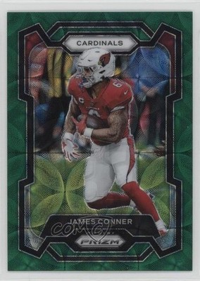 2023 Panini Prizm Green Scope Prizm 67/75 James Conner #5 15ej